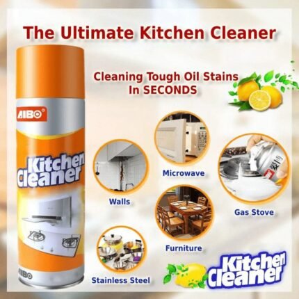 (1 Pcs) kitchen cleaner spray Foam Cleaning Spray 500ml Easy Cleaning