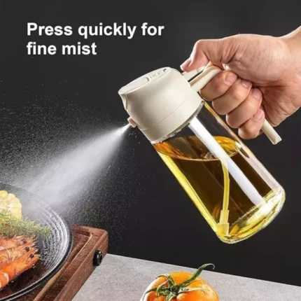 2 in 1 Oil Dispenser And Sprayer Bottle