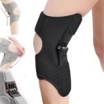 Knee Pads Joint Support Breathable Anti-Slip Power Lift Knee Booster Walking Knee Support Booster,3spring