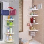 Corner Shelf 4-Tier White