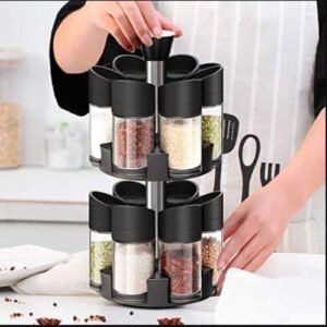 12 Pieces Double Layer Spice Rack