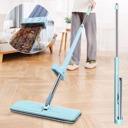 Free-Hand and 360 Degree Rotating Spin Mop