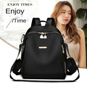 Women's Backpack Small Shoulder Bag, Black Women's College Girls Backpack